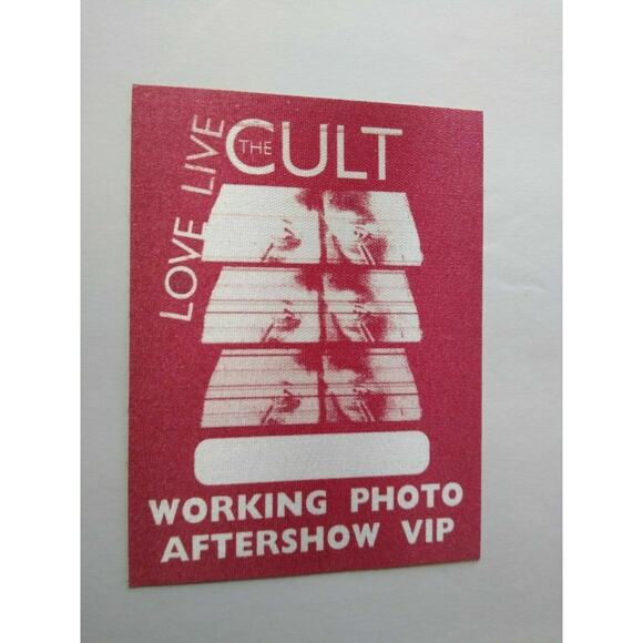The Cult Love Live Backstage Pass Original VIP Hard Rock Music Concert Tour 2009 - Picture 3 of 3